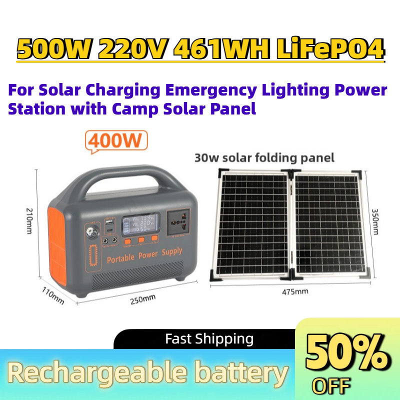 Tragbare, verbesserte 500W 220 – Solar Emergency Charger Bewertung und Preis
